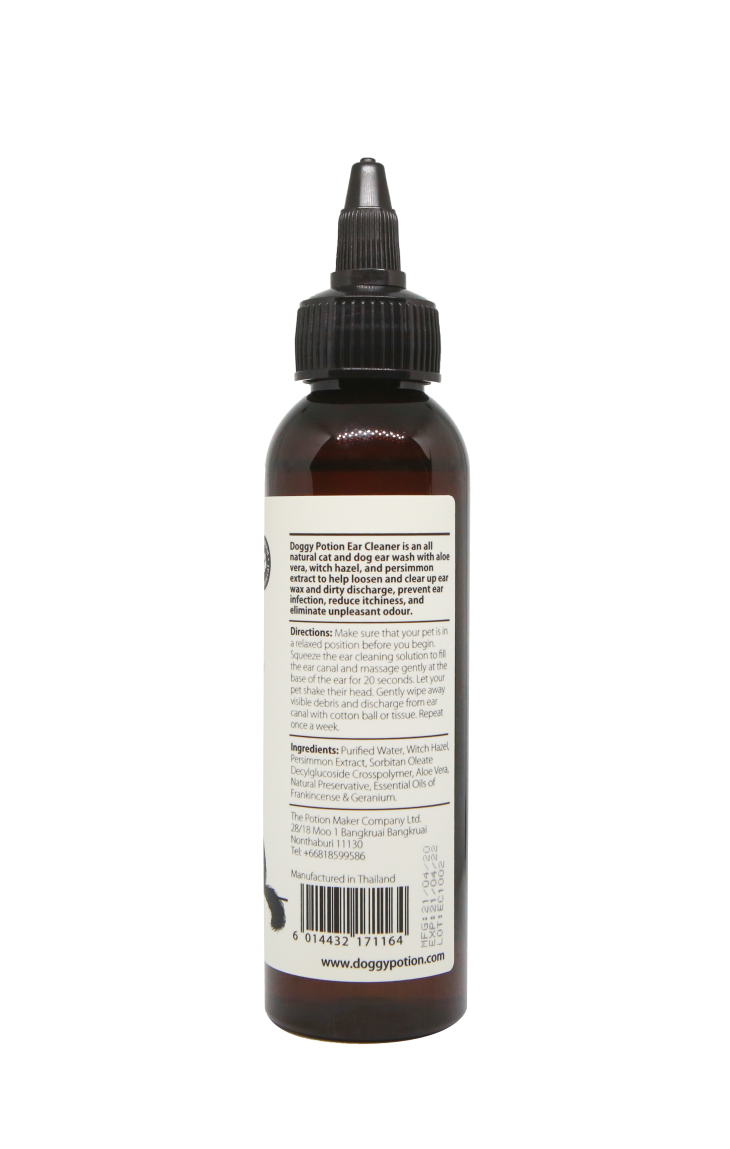 Doggy Potion ด็อกกี้ โพชั่น น้ำยาล้างหู สำหรับสุนัข 120 ml - Image 2