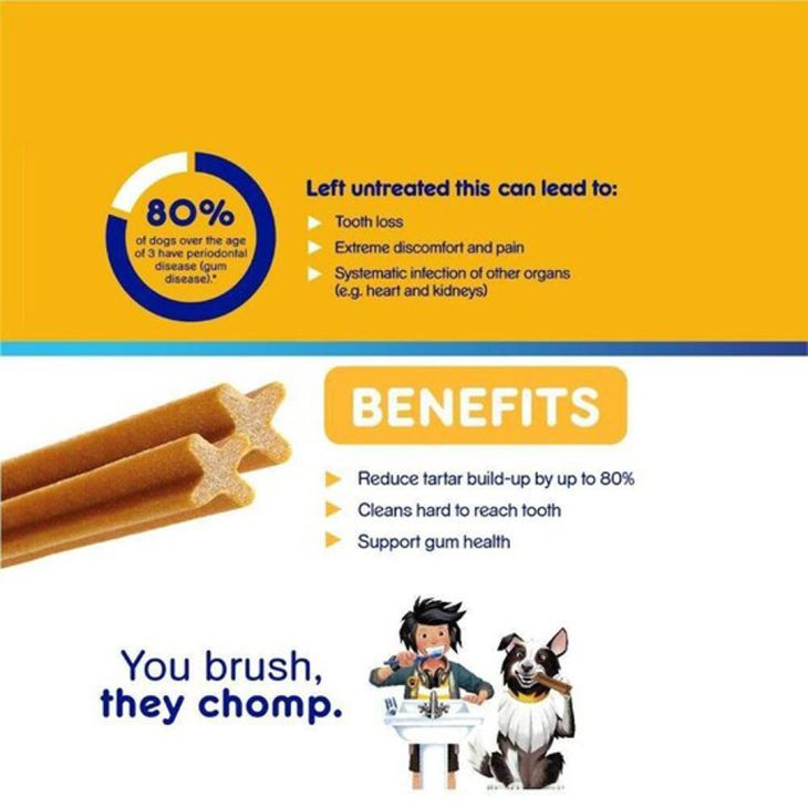 Pedigree Denta Stick เพดดิกรี เดนต้าสติก ขนมขัดฟันสุนัข สุนัขพันธุ์กลาง รสเนื้อรมควัน - Image 2